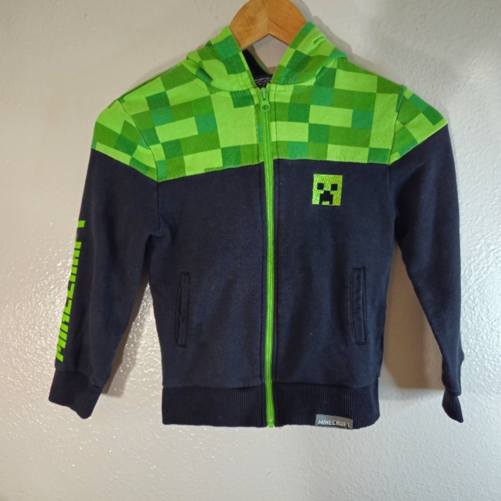 Designed By Jinx Minecraft Zip Up Hoodie